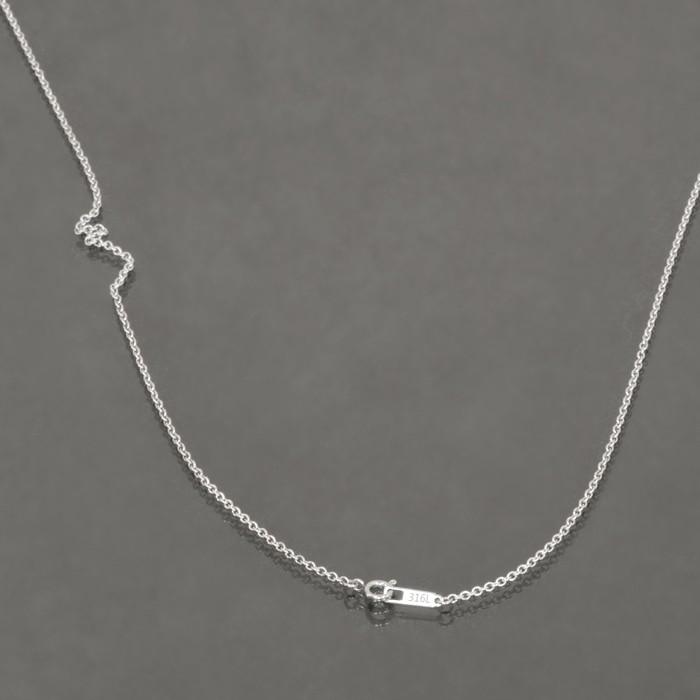 メンズ 1.5mm シルバー アズキチェーンネックレス 60cm 70cm | www