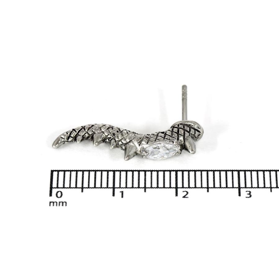 バラ売り 1個 ピアス サージカルステンレス キュービックジルコニアとドラゴンの尻尾モチーフのピアス 龍 竜 りゅう リュウ レディース メンズ Sted 0160n250 Cr ジュエリー ネックレス Rubby 通販 Yahoo ショッピング