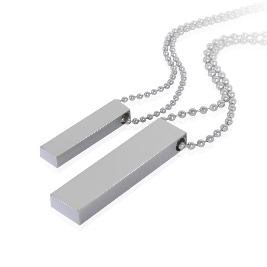 ペンダントトップ サージカルステンレス モダンなレクタングルモチーフ