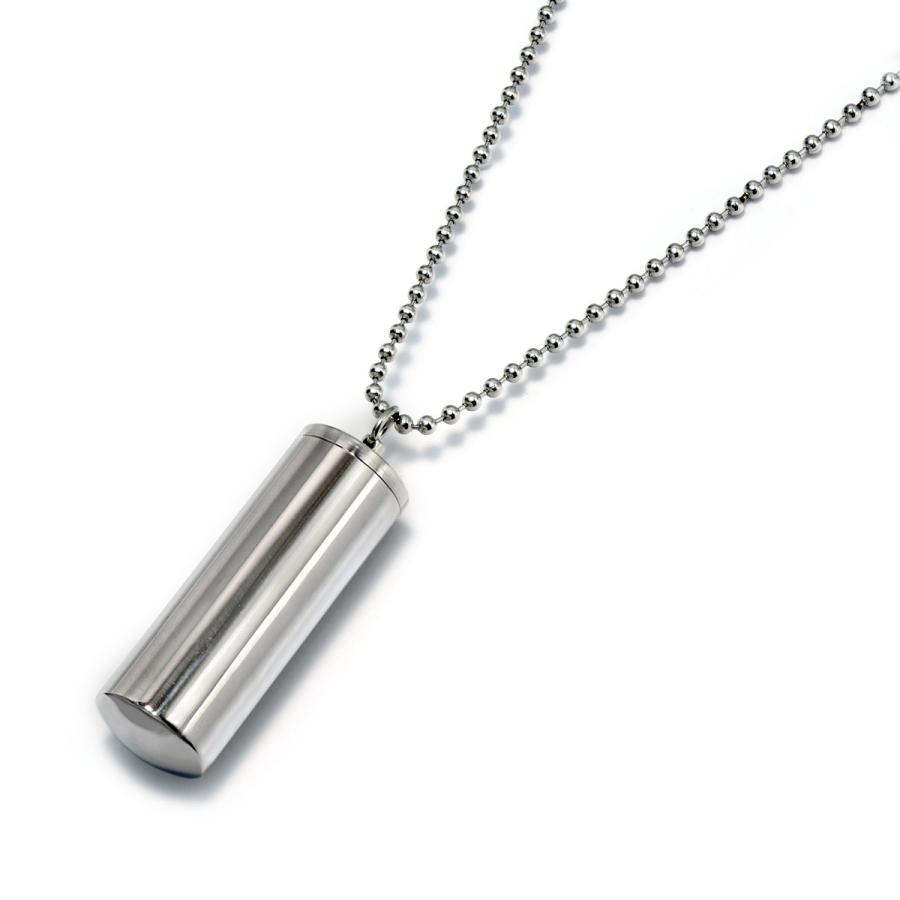 ペンダントトップ サージカルステンレス シンプルな筒型のネジ式ロケットペンダント 直径 0mm 高さ63 0mm 銀色 シルバー ネックレスチェーン付き Stpt 0017n63 Bl ジュエリー ネックレス Rubby 通販 Yahoo ショッピング