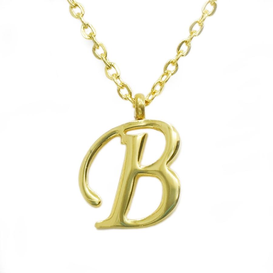 ペンダントトップ サージカルステンレス B イニシャルのペンダント 金色 ゴールド ネックレスチェーン付き アルファベット 文字 Stpt 0243gm B Fs ジュエリー ネックレス Rubby 通販 Yahoo ショッピング
