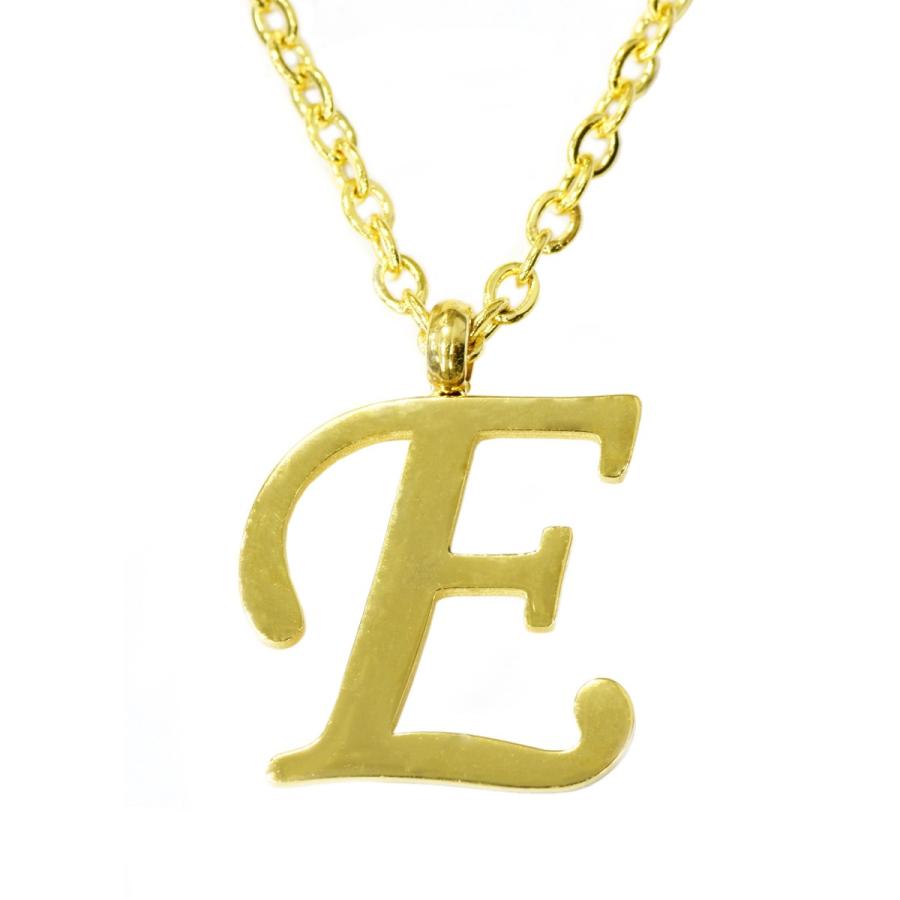 ペンダントトップ サージカルステンレス E イニシャルのペンダント 金色 ゴールド ネックレスチェーン付き アルファベット 文字 Stpt 0243gm E Fs ジュエリー ネックレス Rubby 通販 Yahoo ショッピング