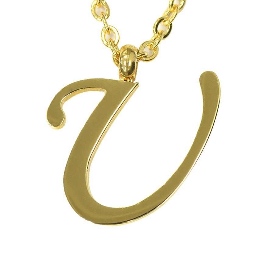 アルファベット ペンダント u ペンダントトップ サージカルステンレス U イニシャルの