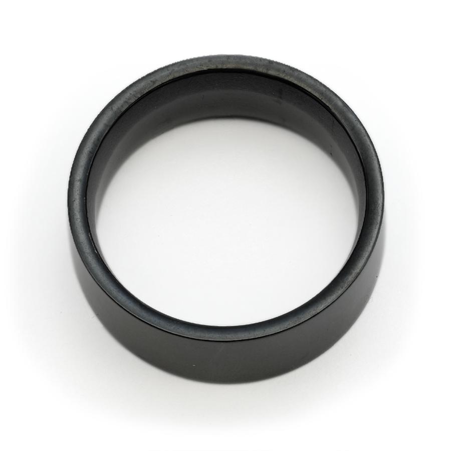 指輪 サージカルステンレス シンプルなフラットリング 幅8.0mm 黒｜rubby｜04