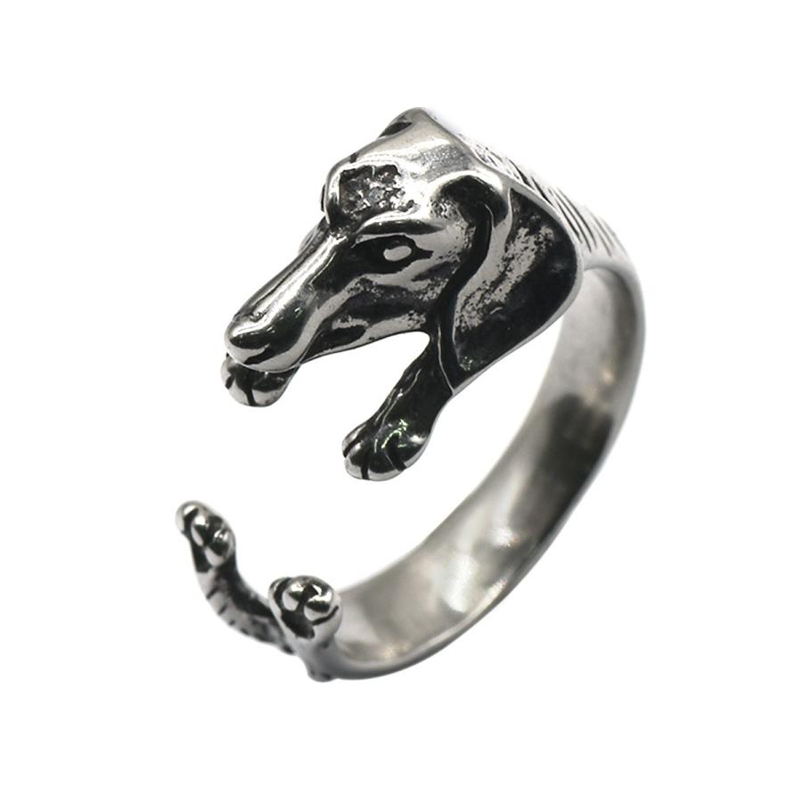 指輪 サージカルステンレス ダックスフントのリング 犬 イヌ ドッグ レディース メンズ Strg 0106n90 ジュエリー ネックレス Rubby 通販 Yahoo ショッピング
