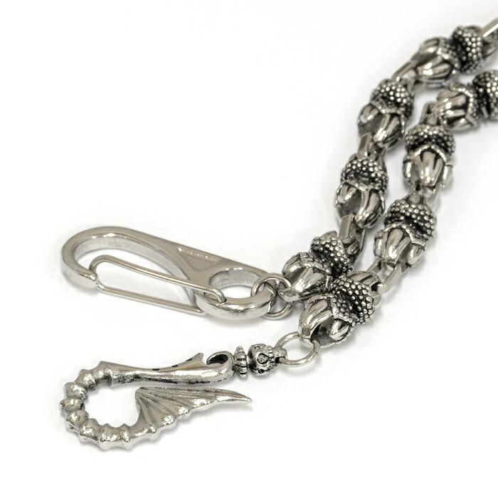 ウォレットチェーン サージカルステンレス ドラゴンクロウモチーフの