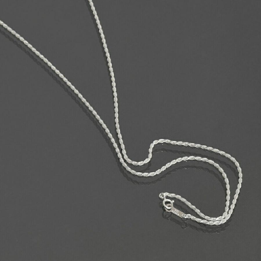 シルバー カットロープチェーン ネックレス 925 SILVER シルバーチェーン シルバー925 ネックレス チェーン カットロープ