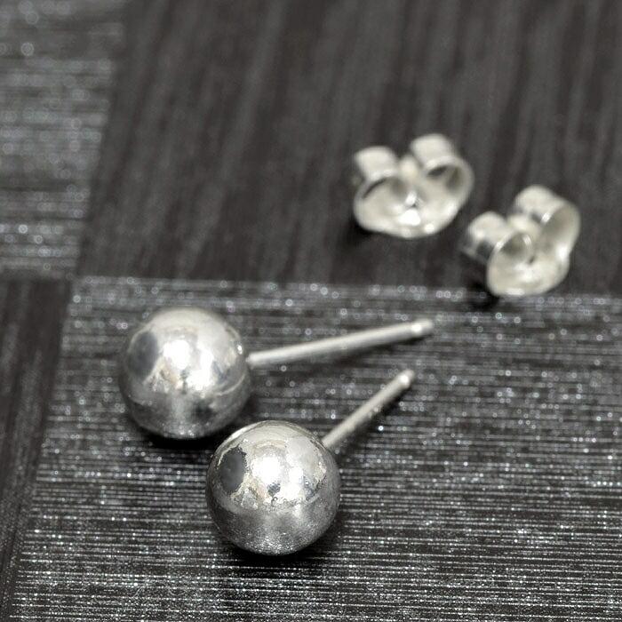 バラ売り/1個】 ピアス シルバー925 シャカ玉ボールピアス｜銀 Silver 