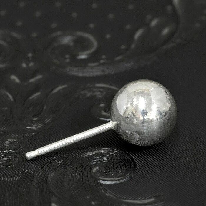 バラ売り/1個】 ピアス シルバー925 シャカ玉ボールピアス｜銀 Silver