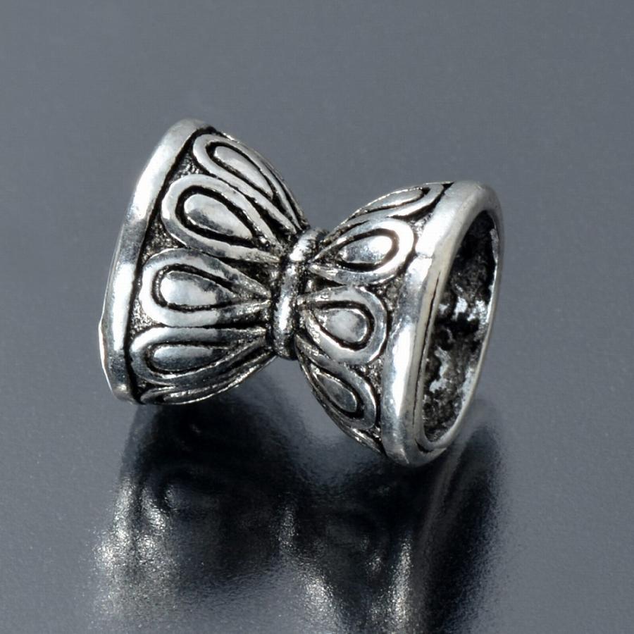 1個売り】 ビーズパーツ シルバー925 ツヅミ型ビーズ 外径8.0mm 高さ