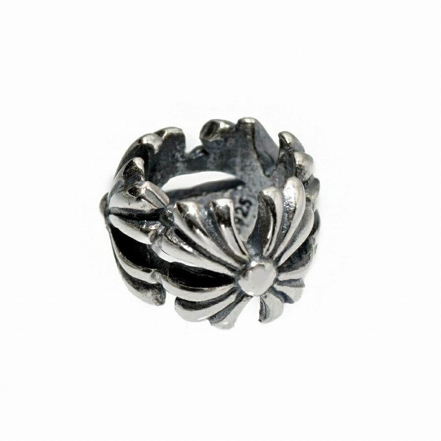 1個売り】 ビーズパーツ シルバー925 クロスモチーフが連なった