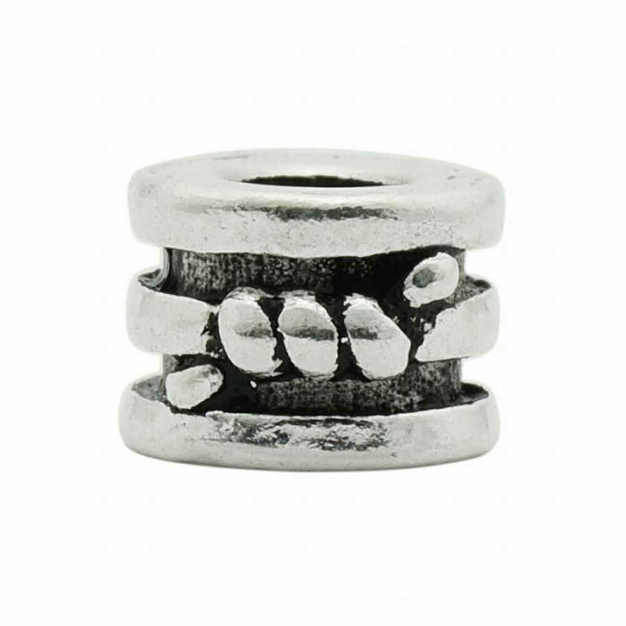 1個売り】 ビーズパーツ シルバー925 ノットデザインがポイントになっ