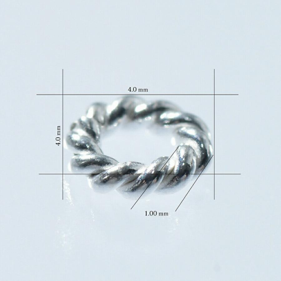 1個売り】 丸カン シルバー925 丸環 口閉じ ロー付け 線径1.0mm
