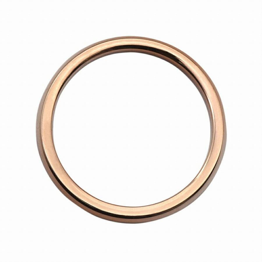 指輪 チタン シンプルな甲丸リング 幅2.0mm ピンクゴールド｜Titan アクセサリー レディース メンズ｜rubby｜04