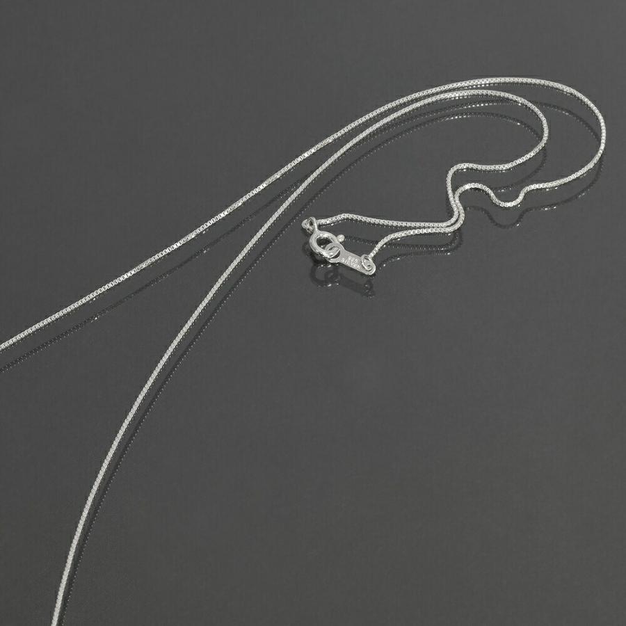 ネックレス チェーン シルバー925 ベネチアンチェーン 幅0.75mm 長さ