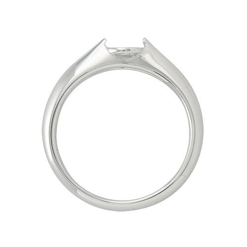 指輪 PT900 プラチナ 天然石 一粒リング 主石の直径約5.2mm ソリティア ...