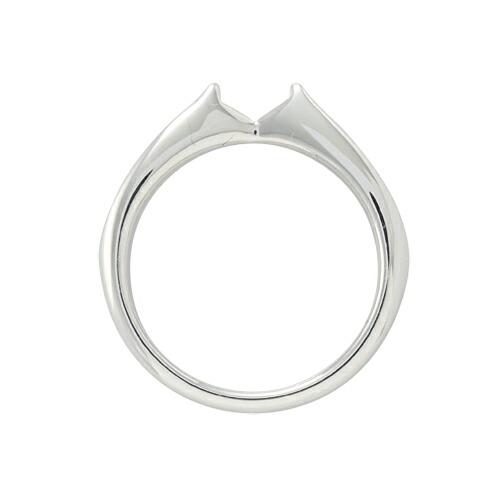 指輪 PT900 プラチナ 天然石 一粒リング 主石の直径約5.2mm ソリティア 四本爪留めの画像