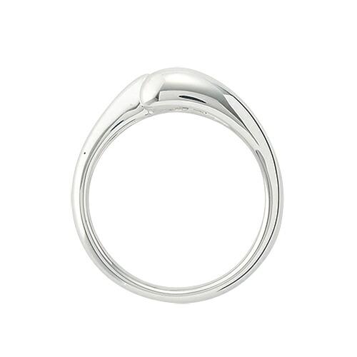 指輪 PT900 プラチナ 天然石 一粒リング 主石の直径約5.2mm ソリティア 割り腕 レール留めの画像