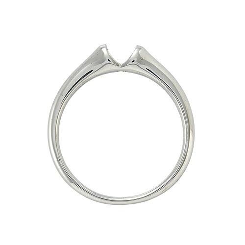 指輪 PT900 プラチナ 天然石 一粒リング 主石の直径約4.4mm ソリティア レール留めの画像