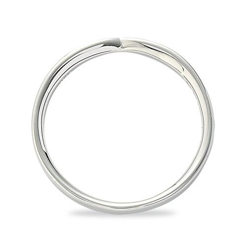 指輪 PT900 プラチナ シンプルモダンなデザインリング 幅2.5mm