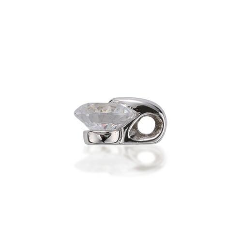 ペンダントトップ PT900 プラチナ ダイヤモンド 一粒ペンダント 主石の直径約3.8mm 一点留めの画像