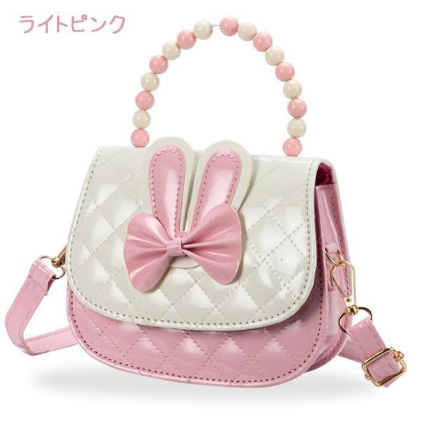 ハンドメイド★キッズリボン★ピンク★きらきら揺れるビジュー付き★ななうさちゃん★ ハンドメイド☆キッズリボン☆ピンク☆きらきら揺れるビジュー付き☆な