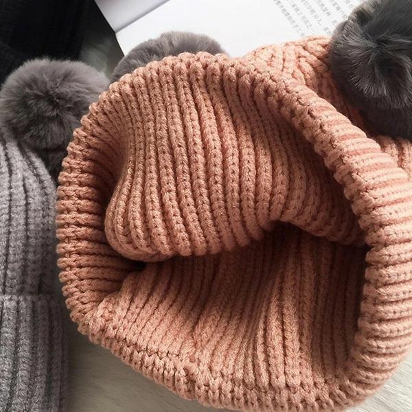 ゆ送料無料】ベビー キッズ くまみみニットキャップ くま耳 ニット帽