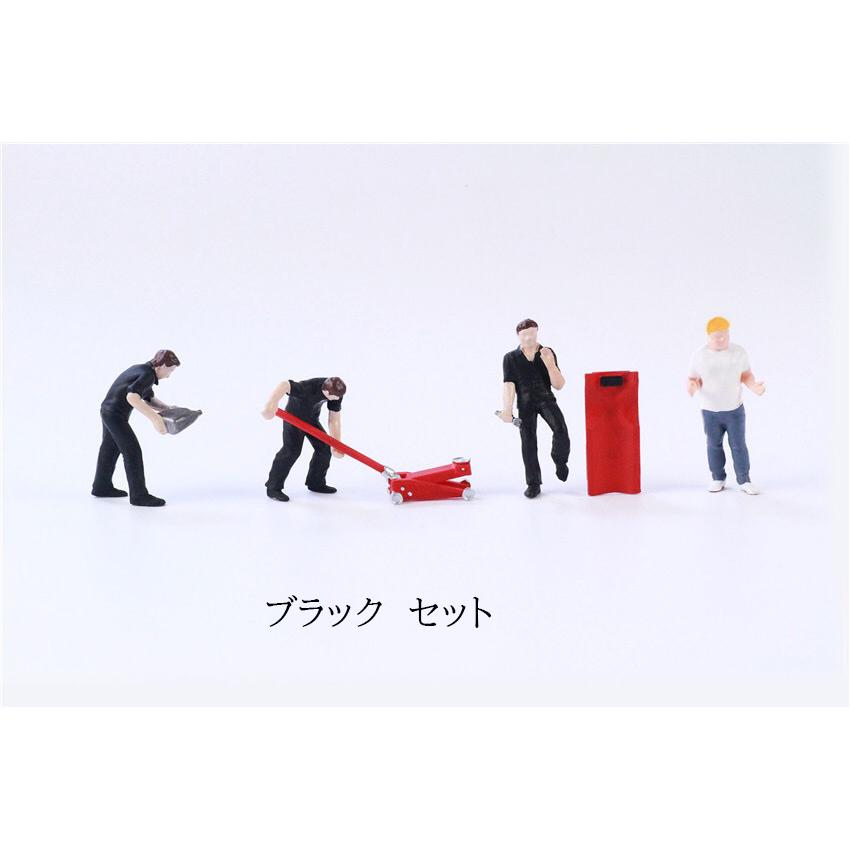 大人気！ フィギュア 整備工場 5個セット ワークショップ 人物