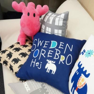 モズ エルク クッションカバー 45ｘ45ｃｍ Farg Form Moz 北欧スタイルのお洒落なクッションカバー メール便利用商品です ルブレ 通販 Yahoo ショッピング