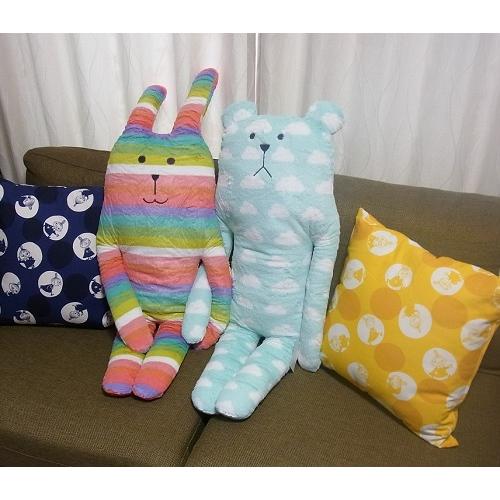 うさぎ♥レディ♥ノベルティクッション SANKO お花のクッション W04 | うさぎ専門店ラッキーハート