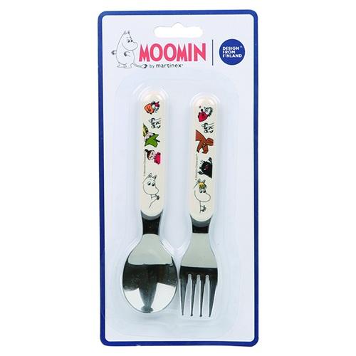 ムーミン フォーク スプーンセット ムーミンキャラクターズ インポート マルチネックス社 子供用カトラリー メール便利用商品です Mnx ルブレ 通販 Yahoo ショッピング