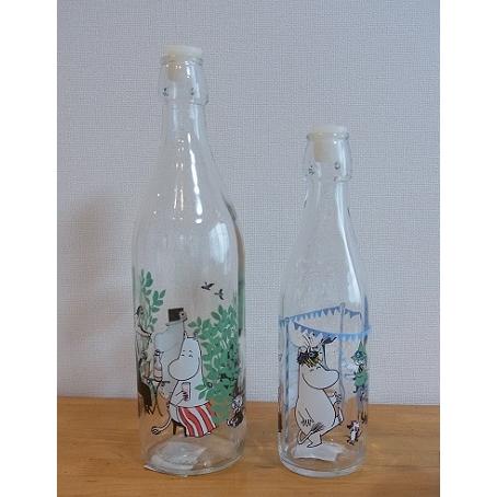 MOOMIN（ムーミン） ガラスボトル 1.0L 蓋付き(シリコン) イタリア製