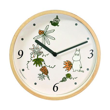 レビューを書けば送料当店負担 ムーミン 掛け時計 ウォールクロック ロストインバレー ムーミンタイムピーシーズ 掛け時計 壁掛け時計 Venouziou Gr