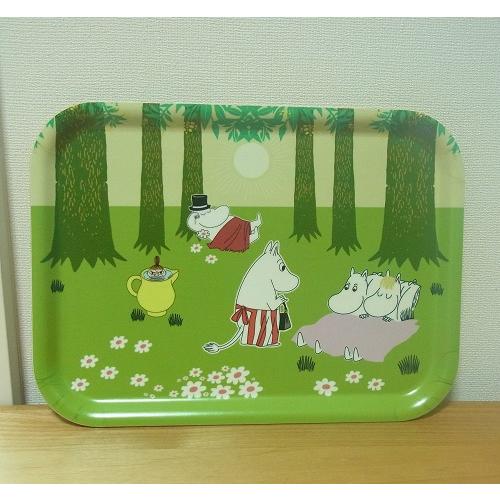 MOOMIN ムーミン トレイ 輸入品 スウェーデン製 Moomin Summer Green