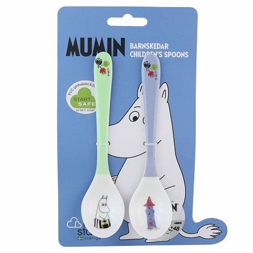 MOOMIN（ムーミン） メラミンスプーン2本セット ムーミンハウス 輸入品