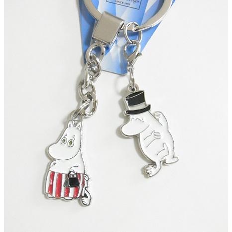 MOOMIN（ムーミン） インポート キーリング（ムーミンパパとムーミン