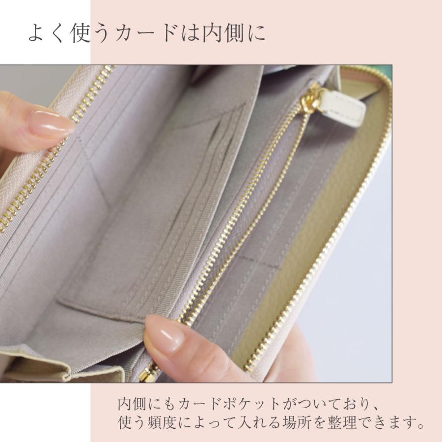 長財布 レディース 財布 本革 シボ加工 ラウンドファスナー 大容量 薄い Shibo Long Wallet スマホケース専門のruby Elephant 通販 Yahoo ショッピング