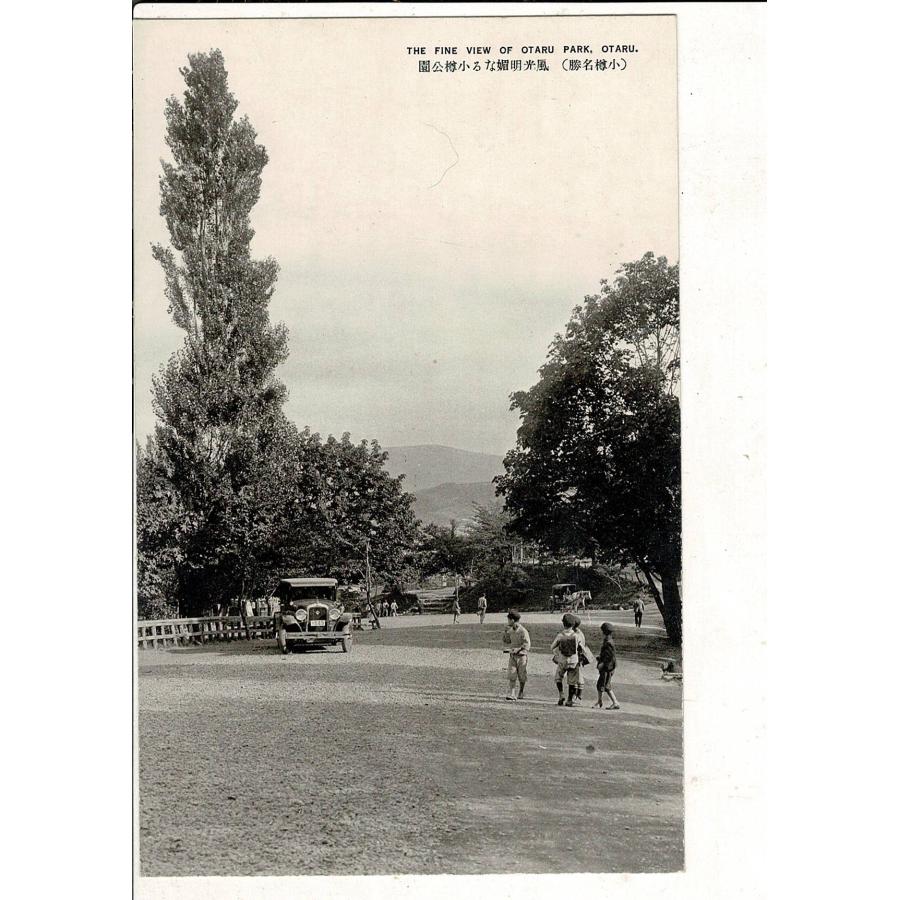 小樽名勝 風光明媚なる小樽公園 レトロ絵葉書 北海道小樽市 SPS06925KI30tk | 