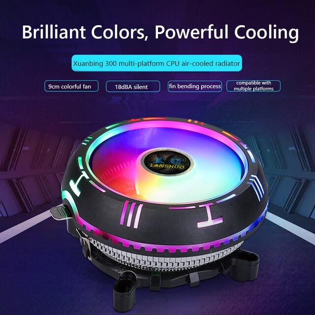 新規登録25%OFF AMD用ファン付きエアクーラー，冷却アクセサリー，アルミニウムフィン，ロープロファイル，CPU，90mm rgb，x79 x99 lga 2011，1