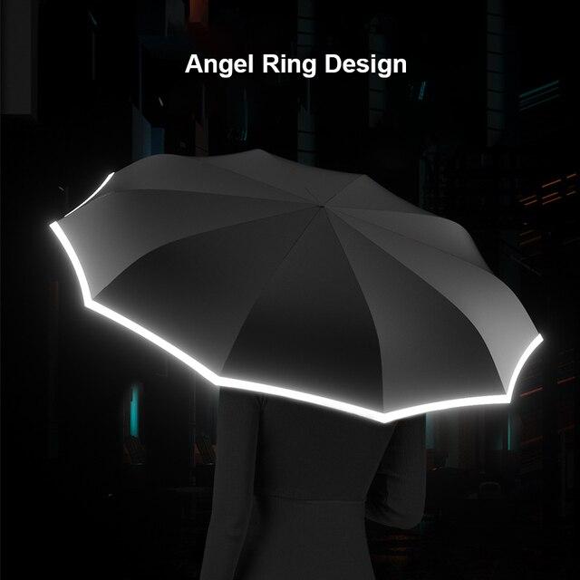 安い正規店 Xiaomi-高級自動逆傘，防蚊，防風，旅行用，特大折りたたみ傘付き