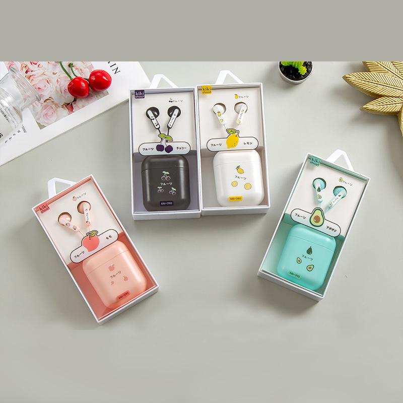 イヤホン 有線 3 5mm マイク付き 収納ケース 4色 フルーツ柄 音量調整 高音質 重低音 ハンズフリー通話 ファッション かわいい 小型 軽量 通勤 通学 旅行 Ruchira1ep321 Ruchira生活館 通販 Yahoo ショッピング