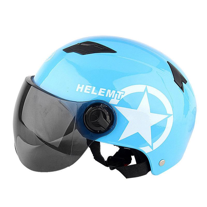 ヘルメット バイクヘルメット かっこいい シールド付き ハーフヘルメット バイク帽 フリーサイズ 半帽 多重保護 男女兼用 耐衝撃性 軽量 通気 Sale 99 Off バイク帽