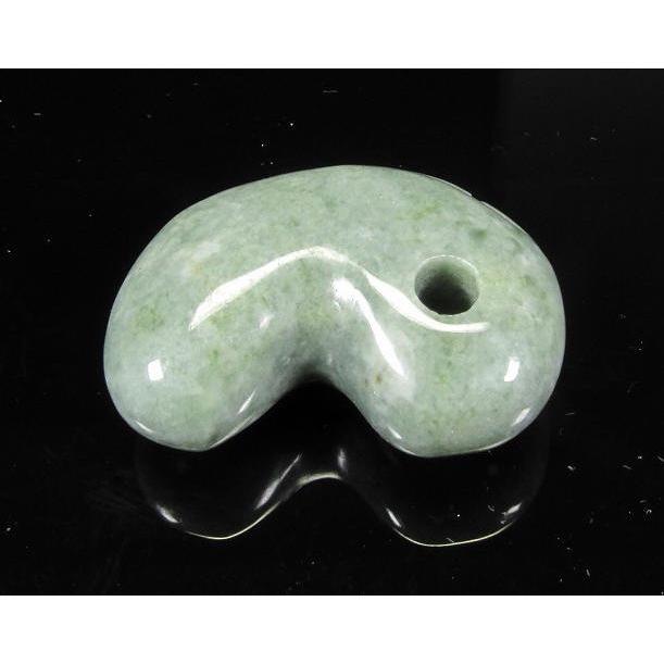 糸魚川本翡翠・獣形勾玉（たてがみ）25mm-8【産地証明書付き】 | www