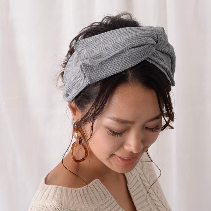 ヘアターバン レディース ワッフル リボン 幅広 太め ヘアアレンジ ヘアバンド カチューシャ 小物 雑貨 ヘアアクセ ビッグリボン Ach セレクトショップ Real Style 通販 Yahoo ショッピング