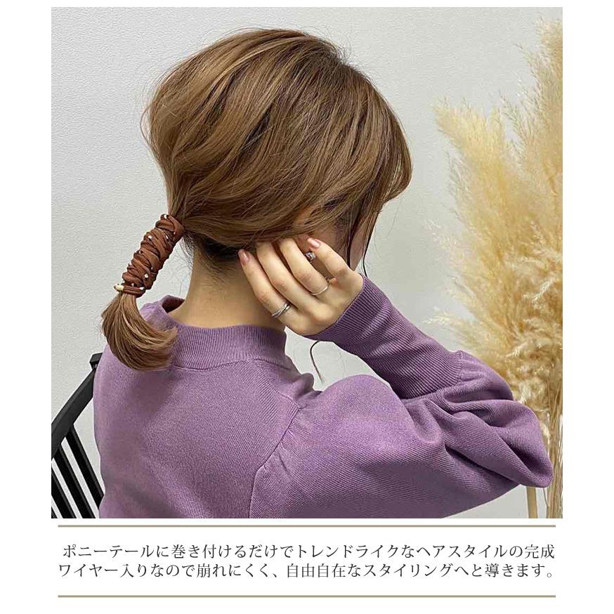 ワイヤー リボン ヘアアレンジ ヘアゴム ポニーテール レディース アクセサリー りぼん コード レトロ ドット まとめ髪 おしゃれ Ach セレクトショップ Real Style 通販 Yahoo ショッピング