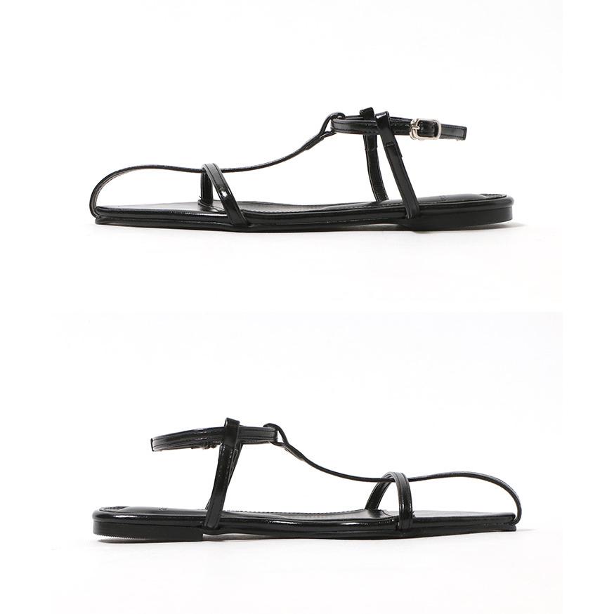 REAL STYLE サンダル レディース ぺたんこ 歩きやすい 夏 白 黒 ポイン