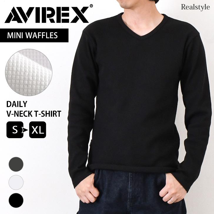 5着AVIREX 長袖Tシャツセット AVIREX（アヴィレックス） AVIREX Tシャツ メンズ 長袖 無地 ブランド