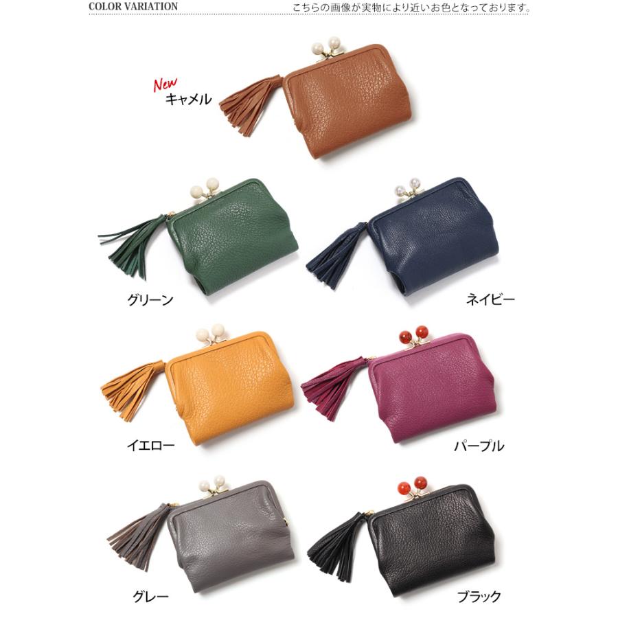 perche ペルケ 財布 二つ折り がま口 レディース 本革 ブランド perche ペルケ 財布 二つ折り がま口 レディース 本革 ブランド