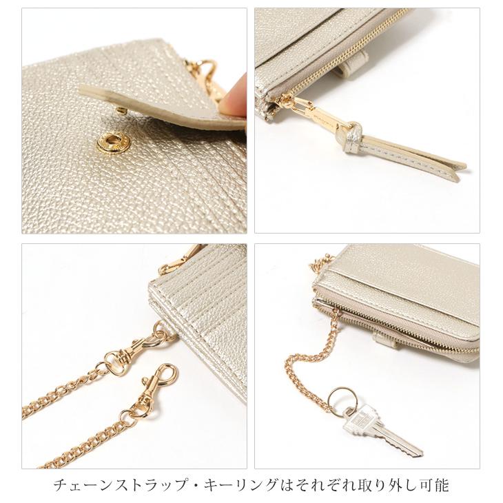 REAL STYLE フラグメントケース レディース ミニ財布 パスケース 