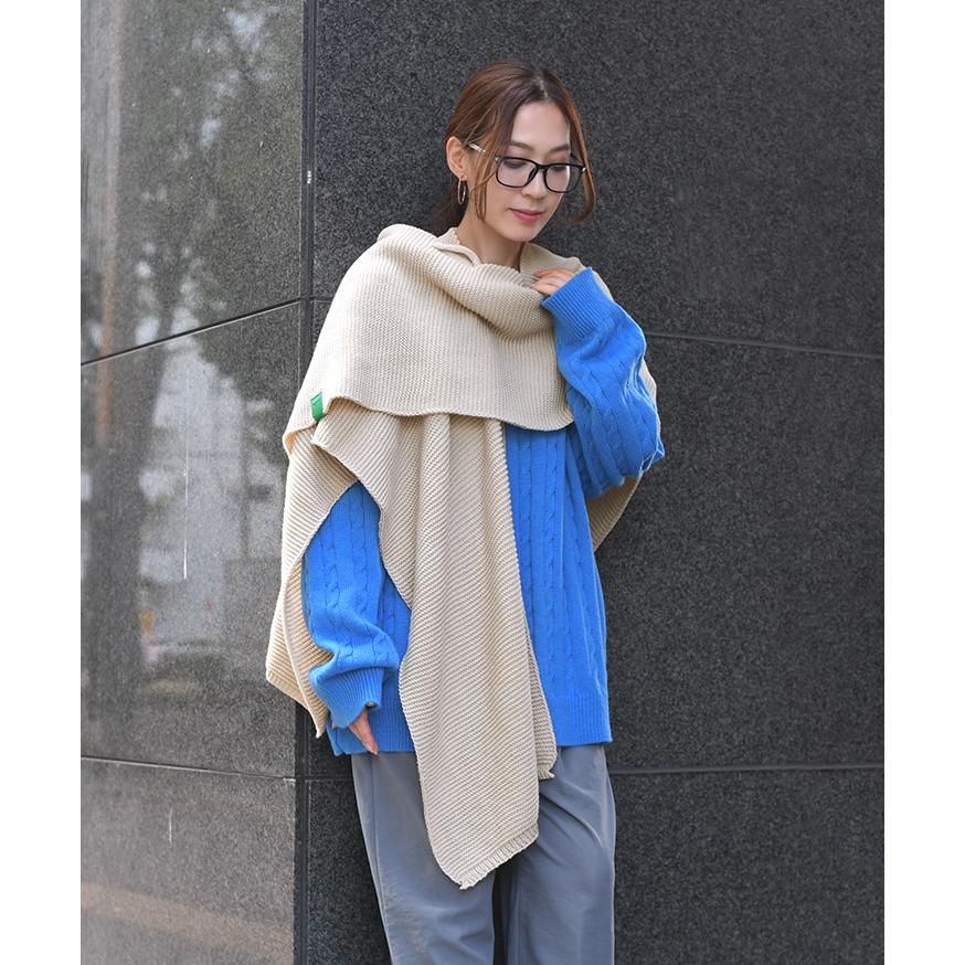 REAL STYLE(ファッション) ストール レディース 大判 ニット REAL STYLE(ファッション) ストール レディース 大判 ニット